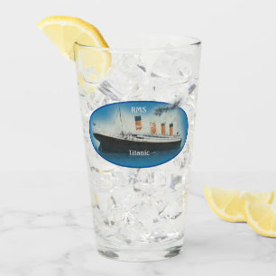 Copo De Pint Navio Titanic Maritime Blue Star Line