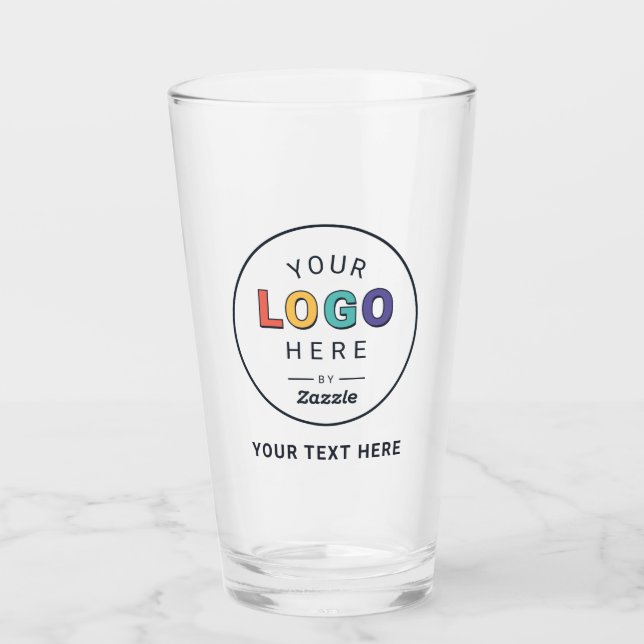 Copo De Pint Negócios com Logotipo Personalizado (Frente)