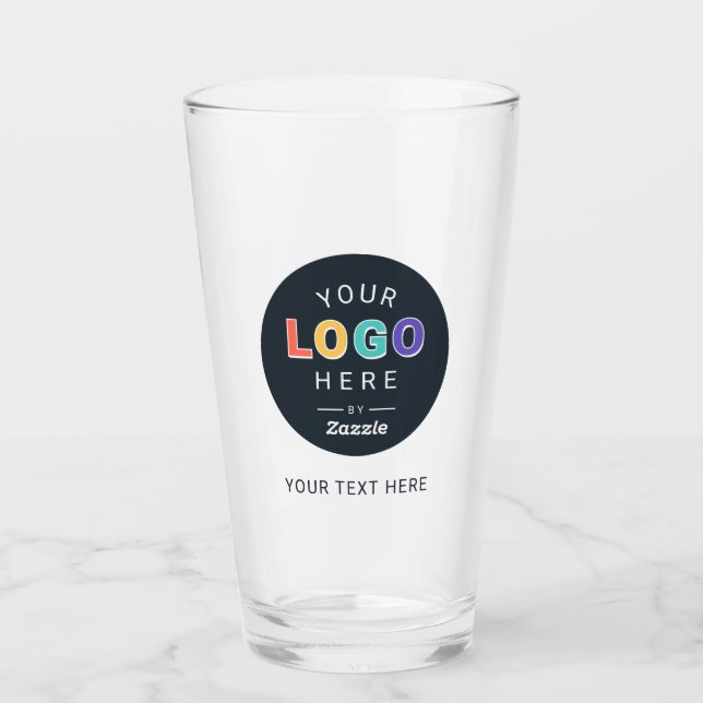 Copo De Pint Negócios com Logotipo Personalizado  (Frente)