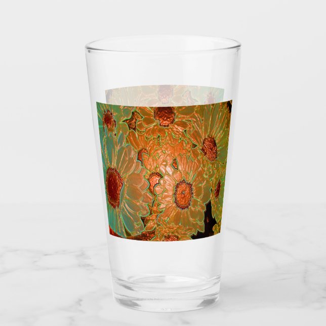 Copo De Pint Neon Floral nº 2 (Frente)