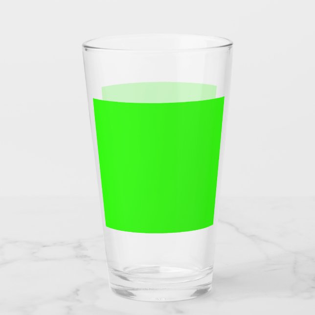 Copo De Pint Neon Green Custom Pint Cup (Frente)