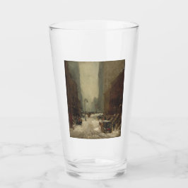 Copo De Pint Neve em Nova Iorque (inverno em NYC)