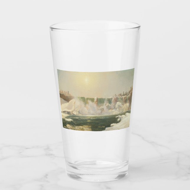 Copo De Pint Niágara Cai no inverno (gelo na água) (Frente)