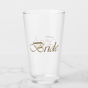 Copo De Pint Noiva, bebendo elegante chic clear