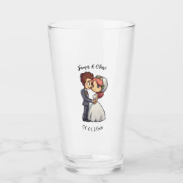 Copo De Pint Noiva Bela E Casamento De Noite