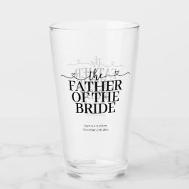 Copo De Pint Noivo Fancy Script Coração Casamento
