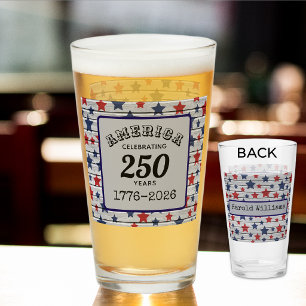 Copo De Pint Nome, América Celebrando 250 anos 1776-2026 Caneca