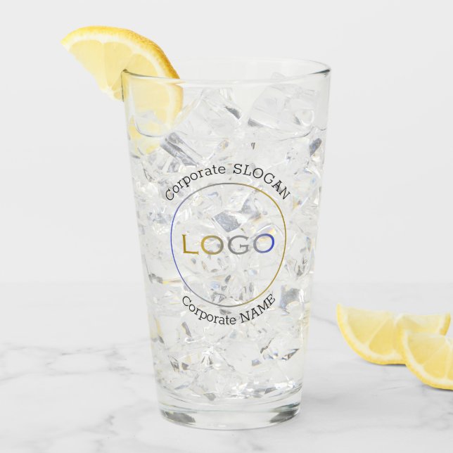 Copo De Pint Nome do logotipo comercial Slogan profissional min (Gelo frontal)