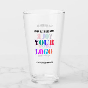 Copo De Pint Nome do logotipo da empresa personalizada Site com