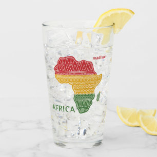 Copo De Pint Nome e texto personalizados África