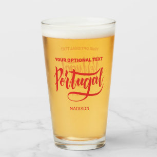 Copo De Pint Nome e texto personalizados Portugal