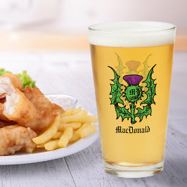 Copo De Pint Nome personalizado do istício escocês
