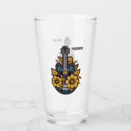 Copo De Pint Nome Personalizado e Cor Ukulele