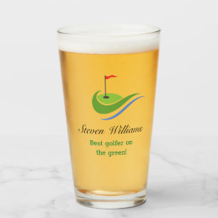 Copo De Pint Nome Personalizado Melhor Vidro De Cerveja De Golf