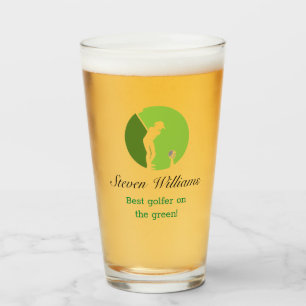Copo De Pint Nome Personalizado Melhor Vidro De Cerveja De Golf