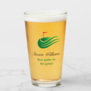 Copo De Pint Nome Personalizado Melhor Vidro De Cerveja De Golf