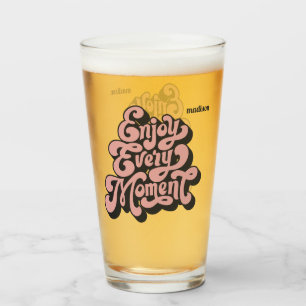 Copo De Pint Nome Personalizado Retroativo "Aproveite a Cada Mo