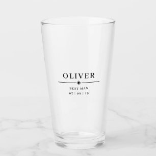 Copo De Pint Nome & pinta personalizados o MELHOR HOMEM Wedding