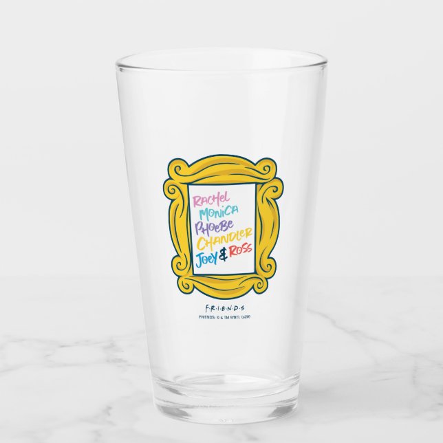 Copo De Pint Nomes AMIGOS™ em Peephole (Frente)