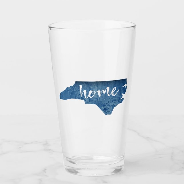 Copo De Pint North Carolina Home Wood Grain (Frente)