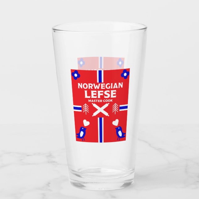 Copo De Pint Norueguês - Esquerda Flatpão Apron (Frente)