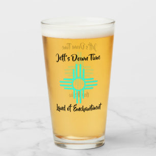 Copo De Pint Novo México Nome Personalizado Zia Sun Símbolo C