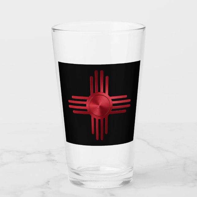Copo De Pint Novo México Vermelho  (Frente)