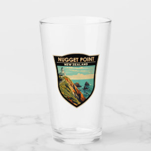 Copo De Pint Nugget Point Lighthouse Nova Zelândia Viagem Vinta