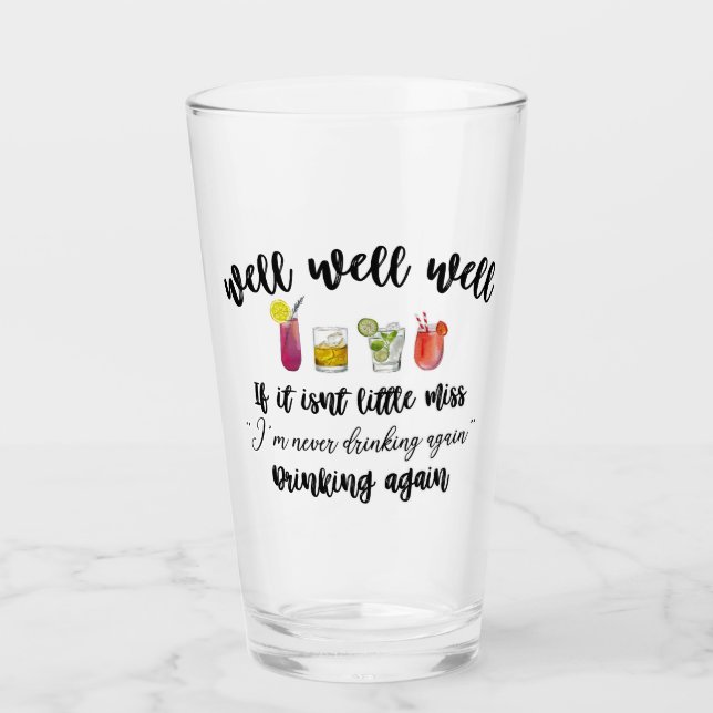 Copo De Pint Nunca mais bebendo (Frente)