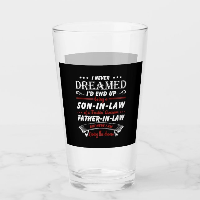 Copo De Pint Nunca Sonhei que acabaria sendo um genro (Frente)