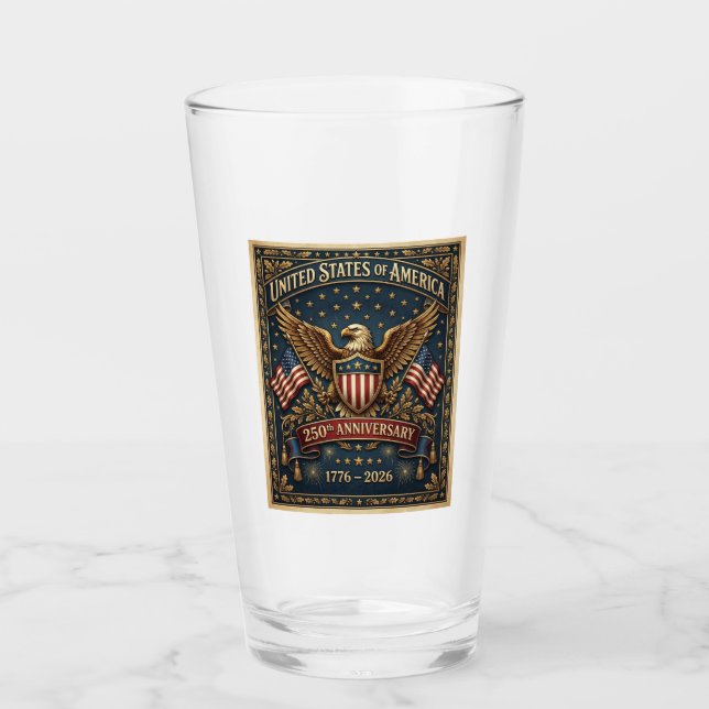 Copo De Pint O 250º da América Versão 1    (Frente)