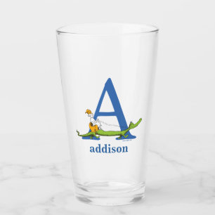 Copo De Pint O ABC do Dr. Seuss: Letra A - Azul Adicione seu