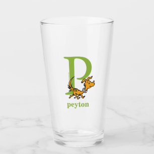 Copo De Pint O ABC do Dr. Seuss: Letra P - Verde Adicione seu