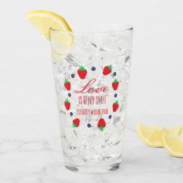 Copo De Pint O Amor É Berry, Doce Chá de panela De Fruta