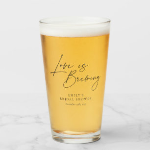 Copo De Pint O Amor Está Cozinhando Chás Floral Chá de Noiva