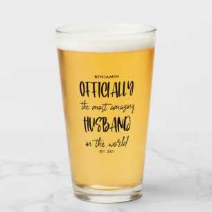 Copo De Pint O Ano Mais Incrível Do Marido Estabelecido