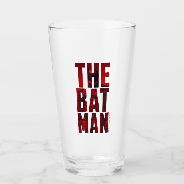 Copo De Pint O Batman Typografia Cutout (Frente)