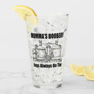 Copo De Pint O "Boobery Jugs" da mamã sempre na torneira