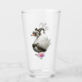 Copo De Pint O Cisne Curioso de Relógio.