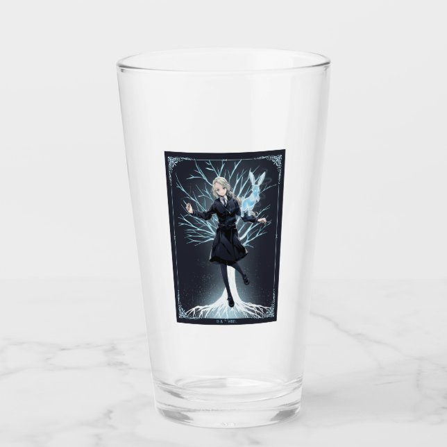 Copo De Pint O Coelho da Anime Luna Lovegood Patronus (Frente)