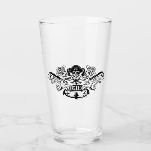 Copo De Pint O Crachá Pirata "Nunca Diga Morrer"