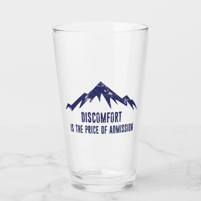 Copo De Pint O Desconforto É O Preço Da Admissão (Frente)