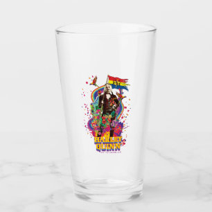 Copo De Pint O Esquadrão Suicida Harley Quinn Flowers & Rain