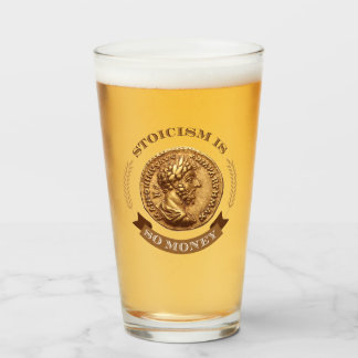 Copo De Pint O estoicismo é um vidro de dinheiro