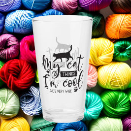 Copo De Pint o gato engraçado adora arte