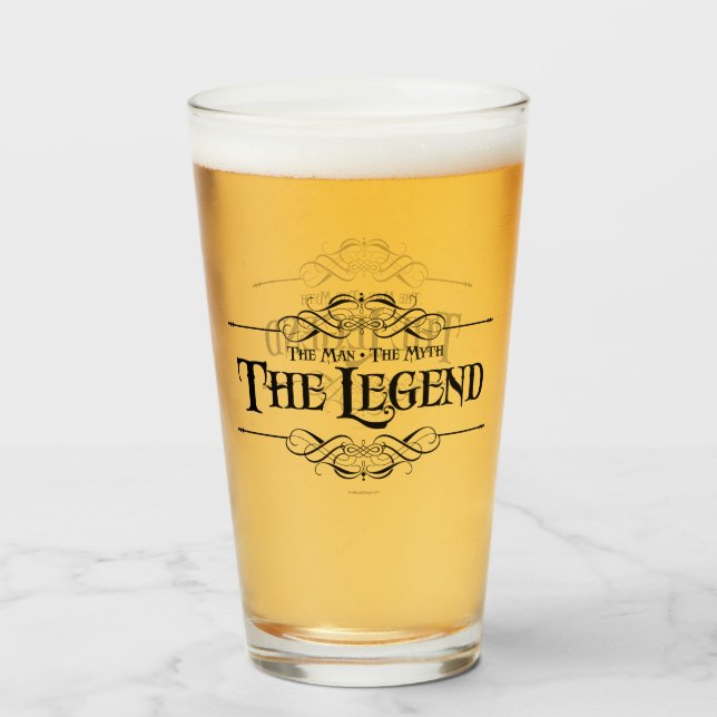 Copo De Pint O Homem, O Mito, A Lenda (Frente (Preenchido))