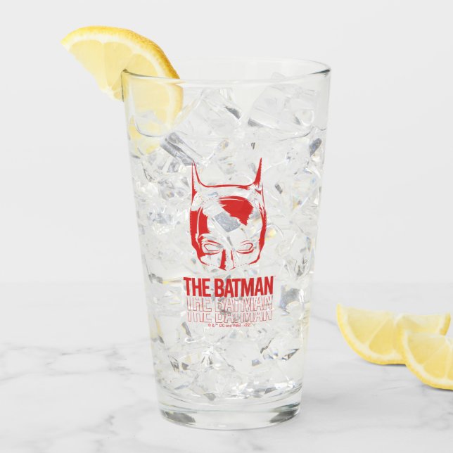 Copo De Pint O logotipo da coca do Batman (Gelo frontal)