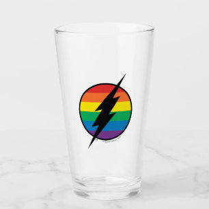 Copo De Pint O logotipo Flash Rainbow