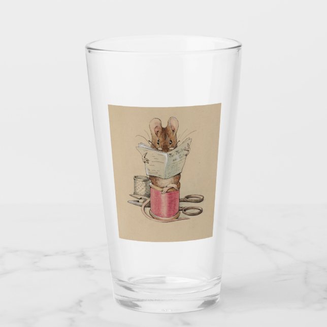 Copo De Pint O mouse tailor (por Beatrix Potter) (Frente)