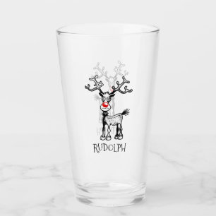 Copo De Pint O Natal do Rena Rudolph